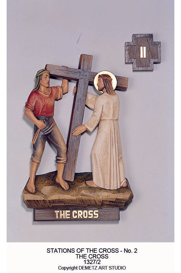 Stations of the Cross-HD1327-Church Life-Demetz-20" x 12"-Michigan Church Supply