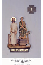 Stations of the Cross-HD1327-Church Life-Demetz-20" x 12"-Michigan Church Supply