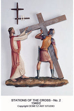 Stations of the Cross-HD1340-Church Life-Demetz-18" x 14"-Michigan Church Supply