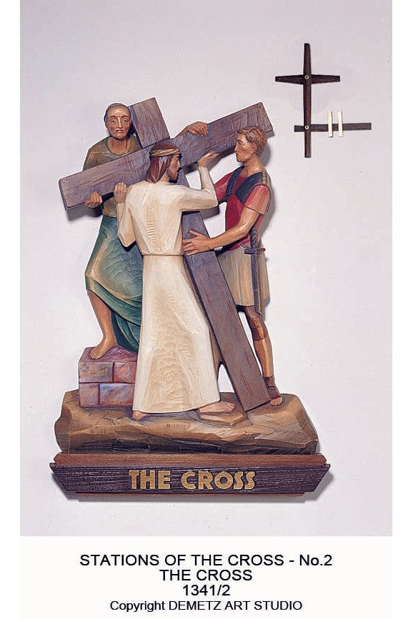 Stations of the Cross-HD1341-Church Life-Demetz-10"x8"-Michigan Church Supply