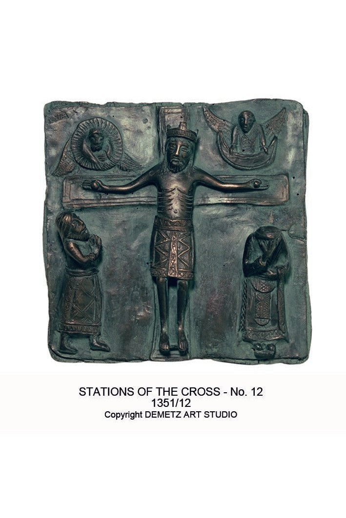 Stations of the Cross-HD1351-Church Life-Demetz-Antique Bronze-Michigan Church Supply