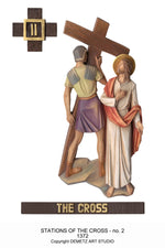 Stations of the Cross-HD1372-Church Life-Demetz-14" x 9"-Michigan Church Supply