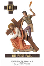 Stations of the Cross-HD1372-Church Life-Demetz-14" x 9"-Michigan Church Supply