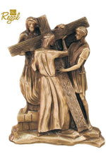 Stations of the Cross - QF90STA10-Church Life-Empire Bronze-Complete Set-Michigan Church Supply