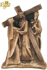 Stations of the Cross - QF90STA10-Church Life-Empire Bronze-Complete Set-Michigan Church Supply