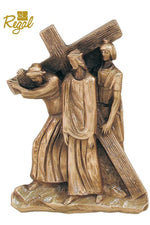 Stations of the Cross - QF90STA10-Church Life-Empire Bronze-Complete Set-Michigan Church Supply