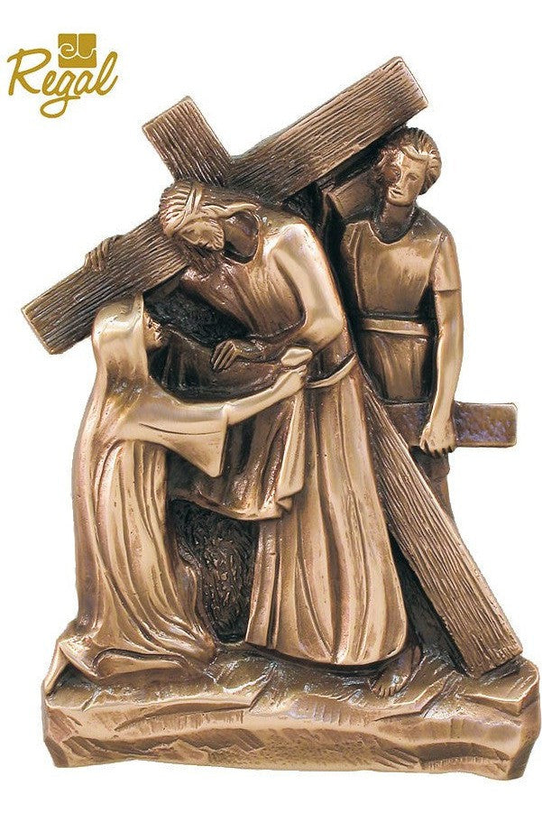 Stations of the Cross - QF90STA10-Church Life-Empire Bronze-Complete Set-Michigan Church Supply