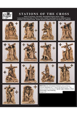 Stations of the Cross - QF90STA10-Church Life-Empire Bronze-Complete Set-Michigan Church Supply