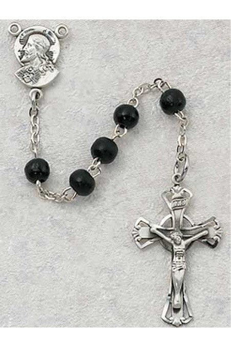 Sterling Silver Black Wood - UZ159LBKG-Inspirational Gifts-McVan-Michigan Church Supply