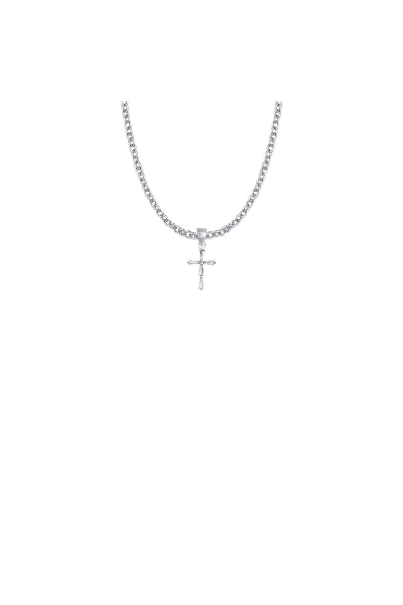 Stick Cross Necklace - WOSX8931SH-Jewelry-Singer-Michigan Church Supply