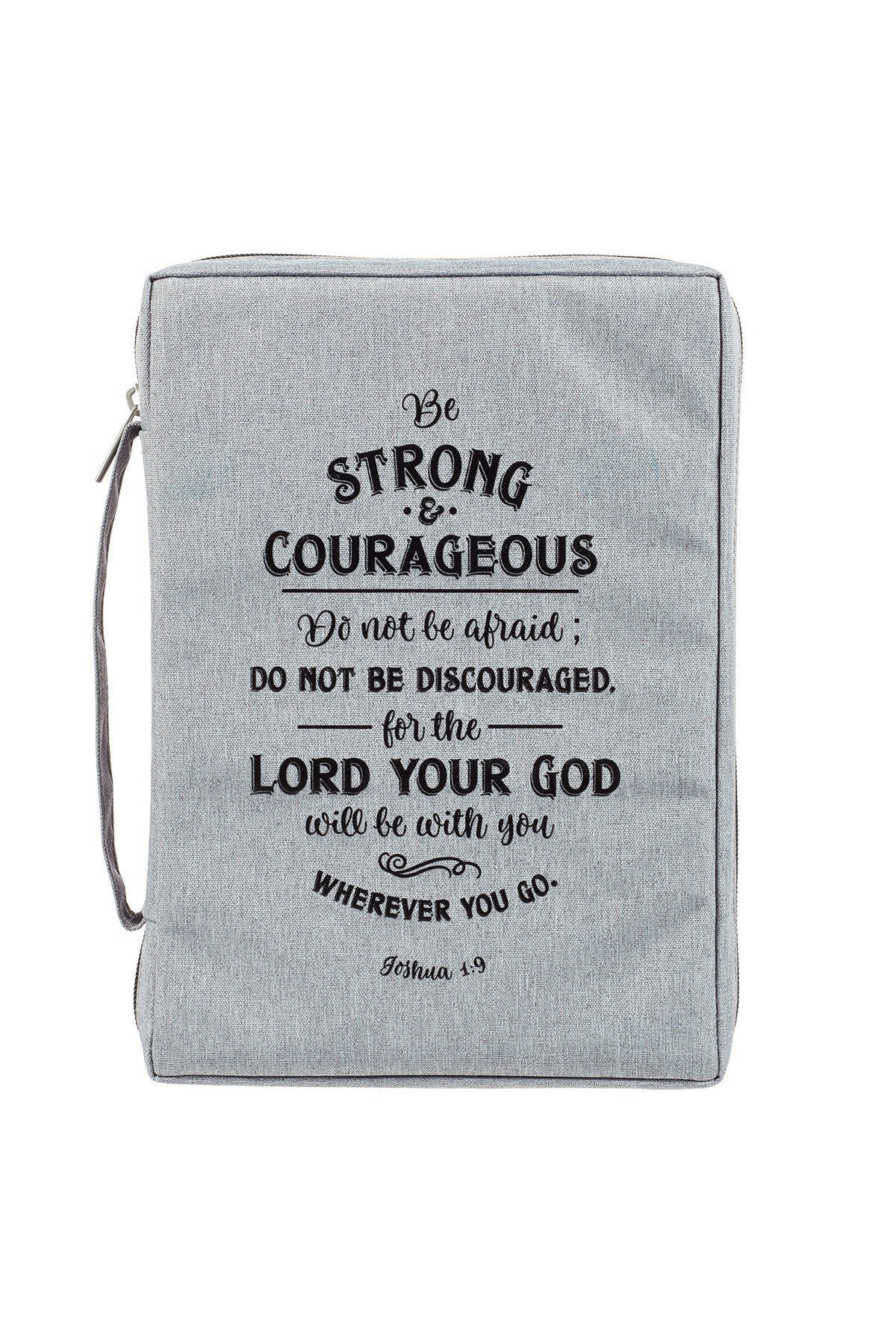 Strong & Courageous Bible Case - GCBB662-Inspirational Gifts-Christian Art Gifts-Large-Michigan Church Supply