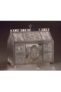 Tabernacle - EW4104-01-Church Life-Molina/Artistic Silver-Brass Silver Plated-14"-Michigan Church Supply