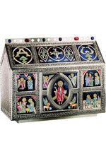 Tabernacle-EW4104-03E-Church Life-Molina/Artistic Silver-With Enamels Silver Plated-Michigan Church Supply