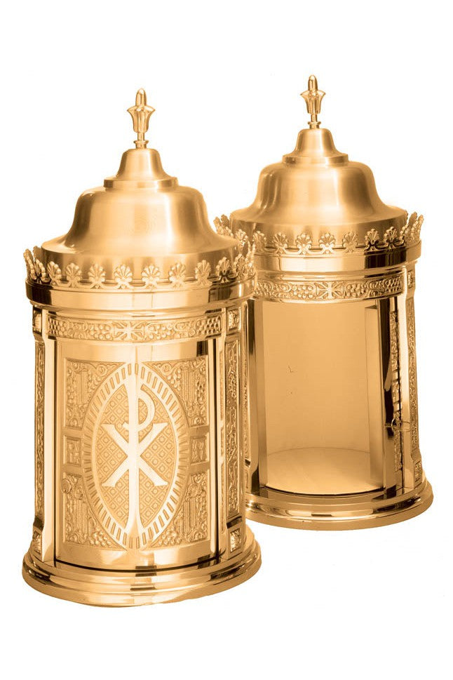 Tabernacle-JL7473A-Church Life-Progressive Bronze-31" H x 15" Dia-High Polish/Satin Combo-Michigan Church Supply