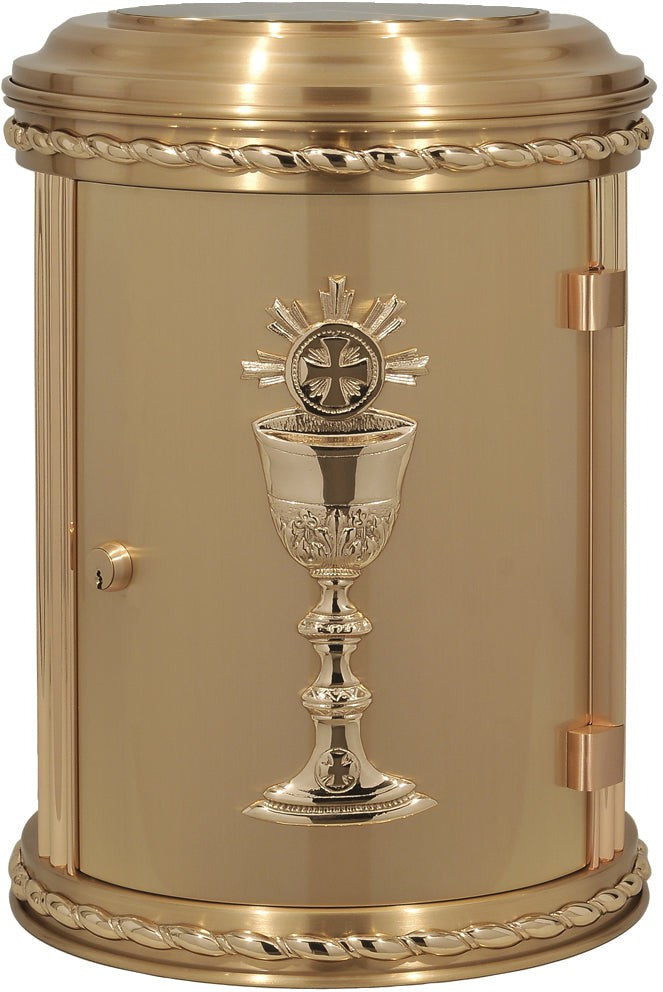 Tabernacle - QF42TAB77-Church Life-Empire Bronze-Without Dome-High Polish-Michigan Church Supply