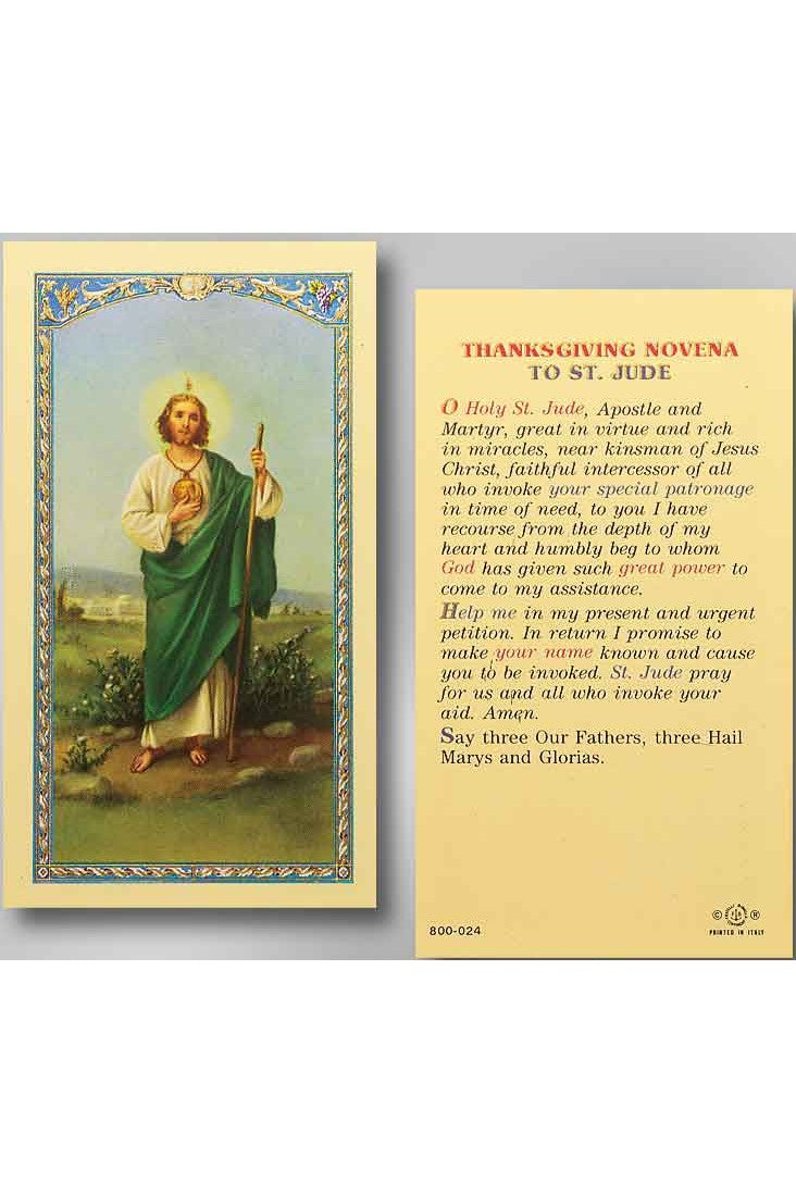 Thanksgiving Novena to St. Jude - TA800024-Inspirational Gifts-Hirten-Michigan Church Supply