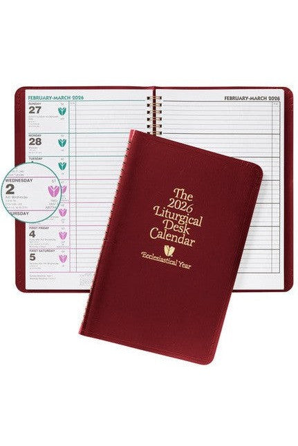 The 2026 Catholic Liturgical Desk Calendar - Ecclesiastical year - UR2026C-Church Life-Franklin X McCormick Inc.-Michigan Church Supply