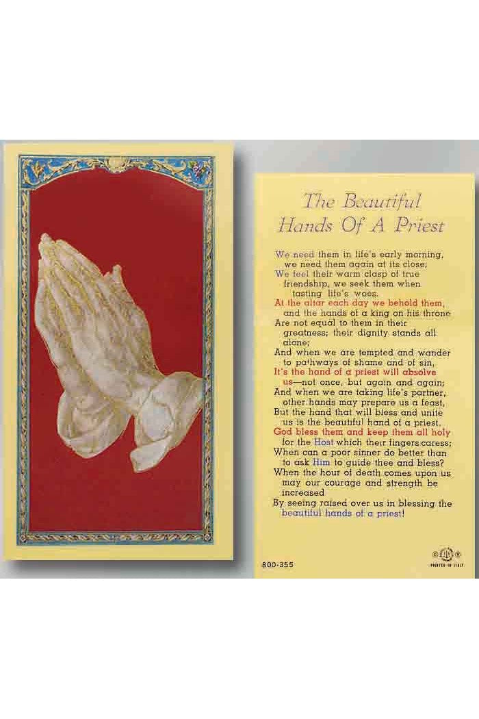 The Beautiful Hands Of A Priest - TA800355-Inspirational Gifts-Hirten-Michigan Church Supply