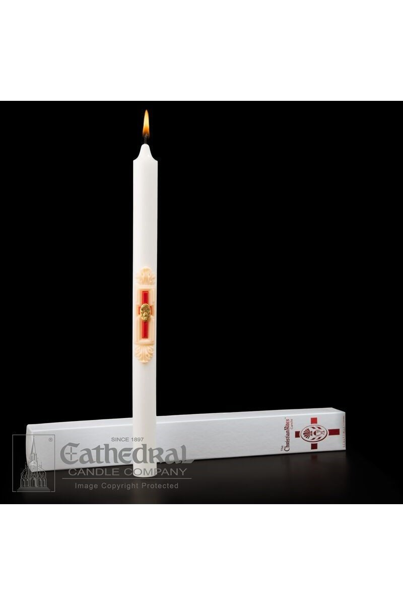 The Christian Rites RCIA/OCIA Candle - GG84303001-Church Life-Cathedral Candle-Michigan Church Supply