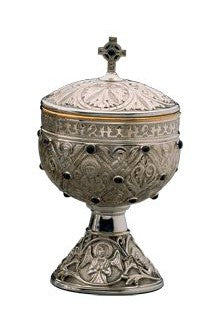 The Germanic Ciboria-EW2946-Church Life-Molina/Artistic Silver-Brass Silver Plated-Michigan Church Supply