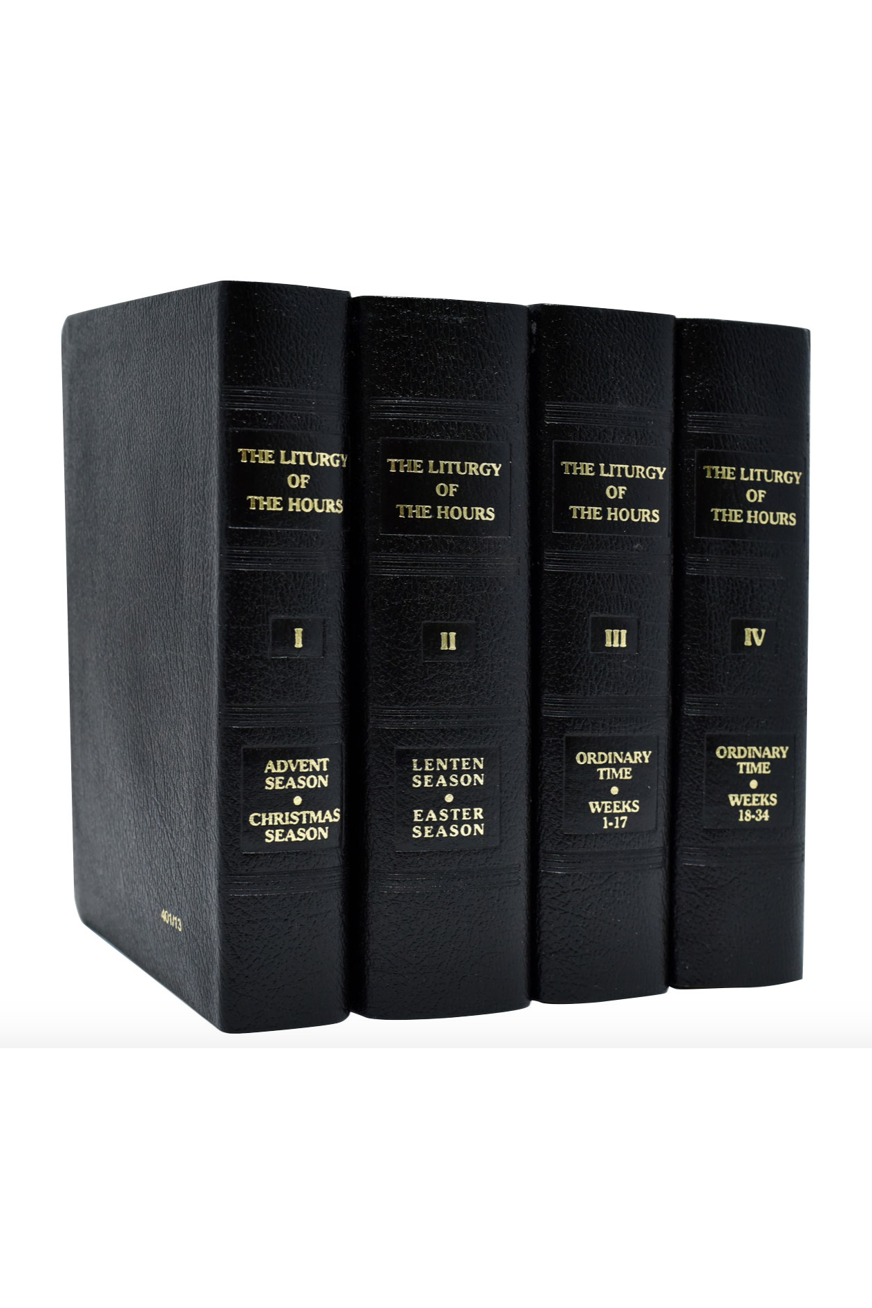 The Liturgy of The Hours (Set of 4) (Leather Binding) - GF40913-Inspirational Gifts,Church Life-Catholic Book Publishing Corp-Michigan Church Supply