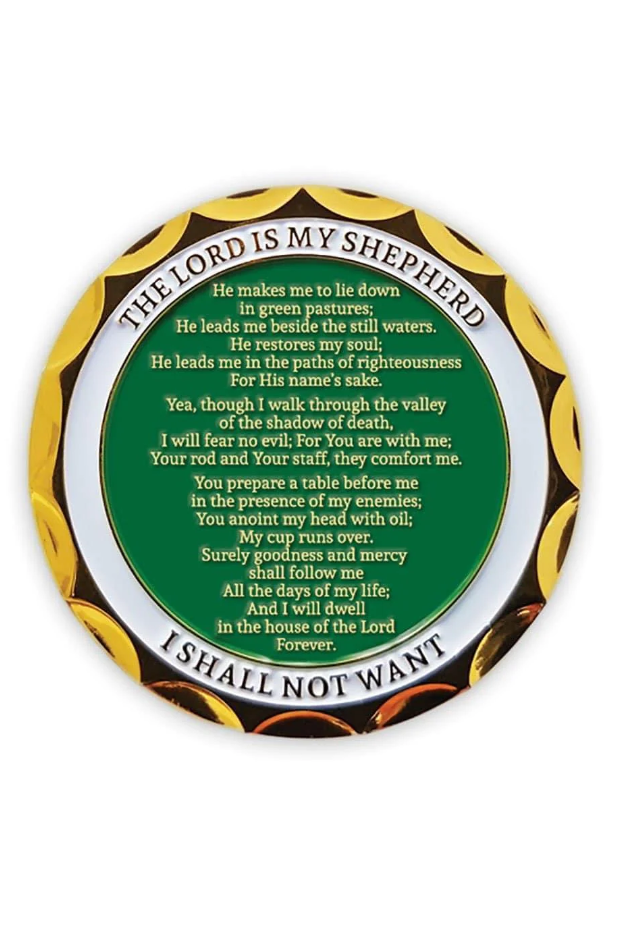 The Lord is My Shepherd Coins - FRCOIN17-4-Inspirational Gifts-Logos Trading Post-Michigan Church Supply