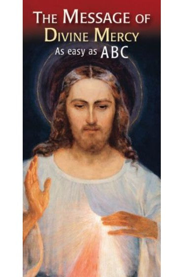 The Message of Divine Mercy: As easy as ABC - Pamphlet - UGDMMR-Inspirational Gifts-Marian Press-Michigan Church Supply