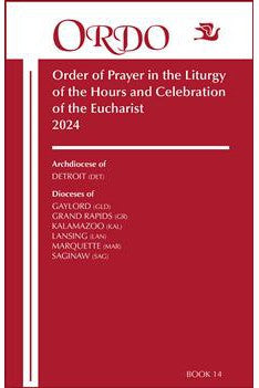 The Order of Prayer - ORDO 2024 - JEORDO-Church Life-Paulist Press-Ordo Archdiocese of Detroit-Michigan Church Supply