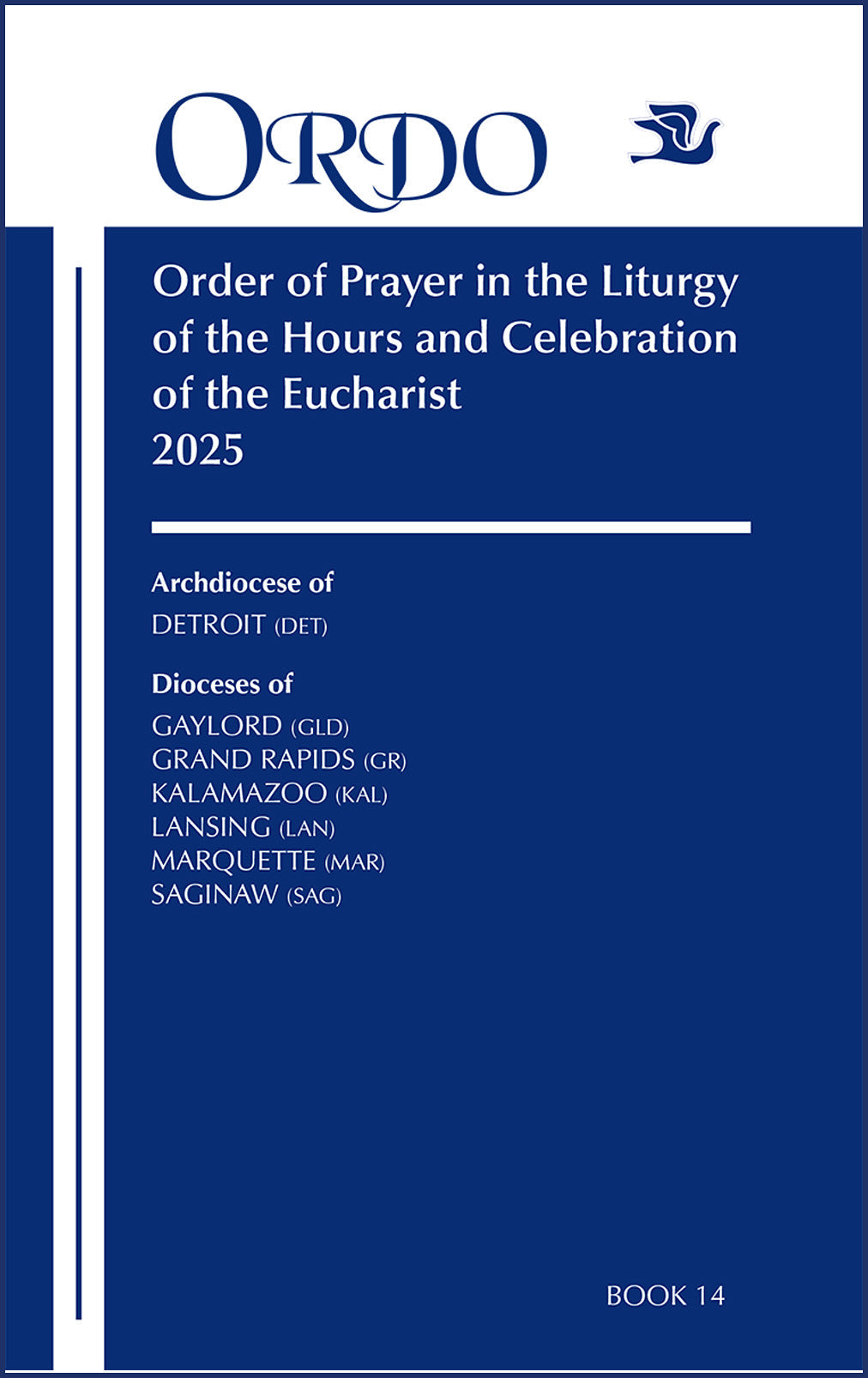 The Order of Prayer - ORDO 2025 - JEORDO-Church Life-Paulist Press-Ordo Archdiocese of Detroit-Michigan Church Supply