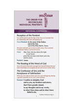 The Order of Reconciling Individual Penitents - OWRCAP-Church Life-Liturgy Training Publications-Michigan Church Supply