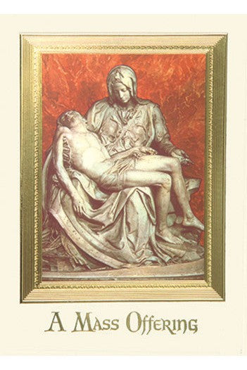 The Pieta Mass Cards FQMA314-Church Life-Barton Cotton-Michigan Church Supply