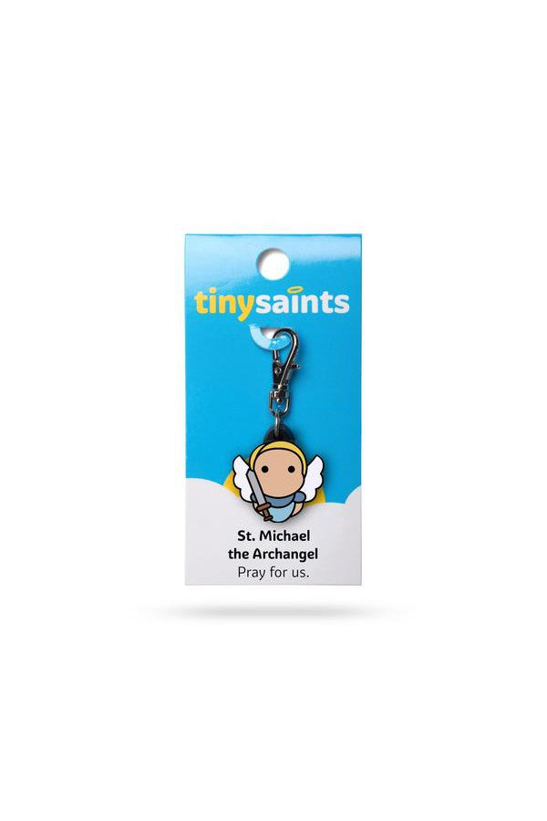 Tiny Saints Key Chain Clips - NETINYSAINTS-Inspirational Gifts-New Day-St Michael the Archangel-Michigan Church Supply