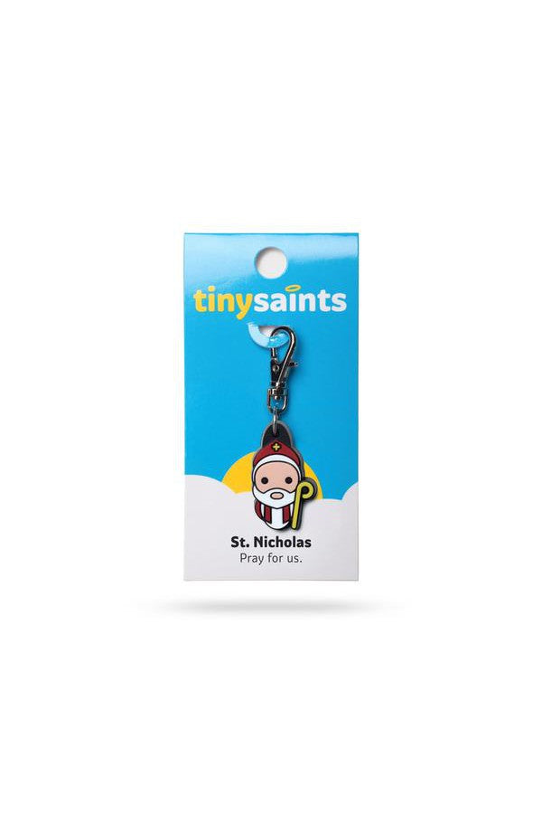 Tiny Saints Key Chain Clips - NETINYSAINTS-Inspirational Gifts-New Day-St Nicholas-Michigan Church Supply