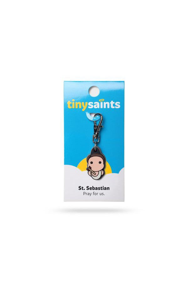 Tiny Saints Key Chain Clips - NETINYSAINTS-Inspirational Gifts-New Day-St Sebastian-Michigan Church Supply