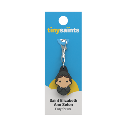 Tiny Saints Key Chain Clips - NETINYSAINTS-Inspirational Gifts-New Day-Elizabeth Ann Seton-Michigan Church Supply