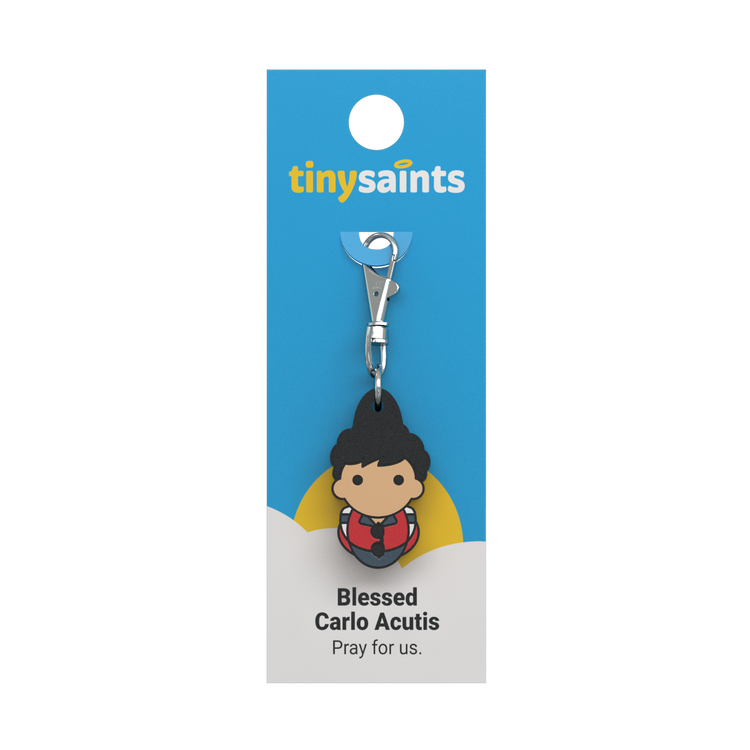 Tiny Saints Key Chain Clips - NETINYSAINTS-Inspirational Gifts-New Day-Blessed Carlo Acutis-Michigan Church Supply