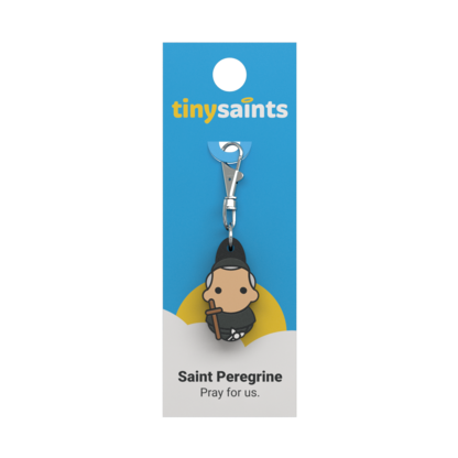 Tiny Saints Key Chain Clips - NETINYSAINTS-Inspirational Gifts-New Day-St Peregrine-Michigan Church Supply