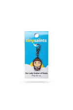 Tiny Saints Key Chain Clips - NETINYSAINTS-Inspirational Gifts-New Day-Our Lady, Undoer of Knots-Michigan Church Supply