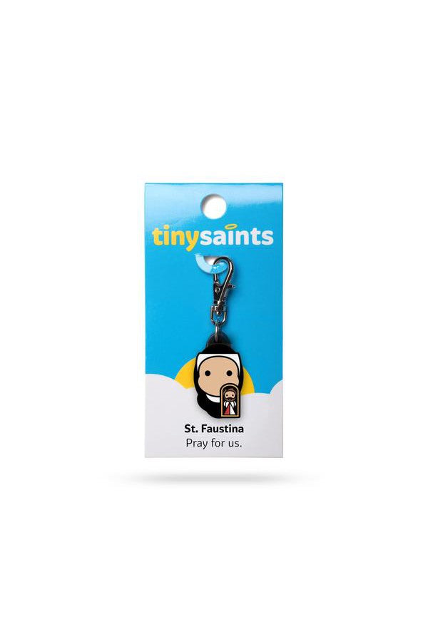 Tiny Saints Key Chain Clips - NETINYSAINTS-Inspirational Gifts-New Day-St Faustina-Michigan Church Supply