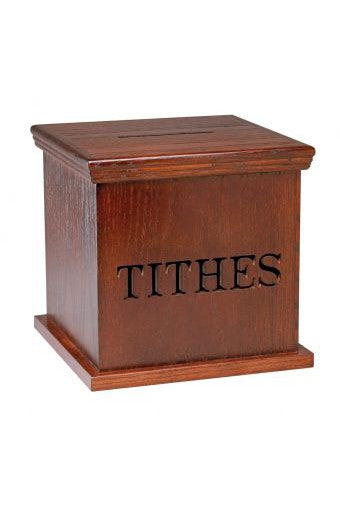 Tithe Box - AI1163-Church Life-Woerner-With words-Michigan Church Supply