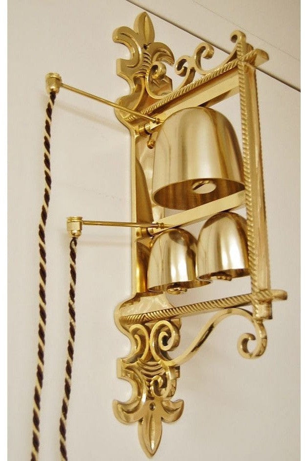 Triple Sanctus Wall Bell - PKH-365-Church Life-Adrian Hamers-Michigan Church Supply