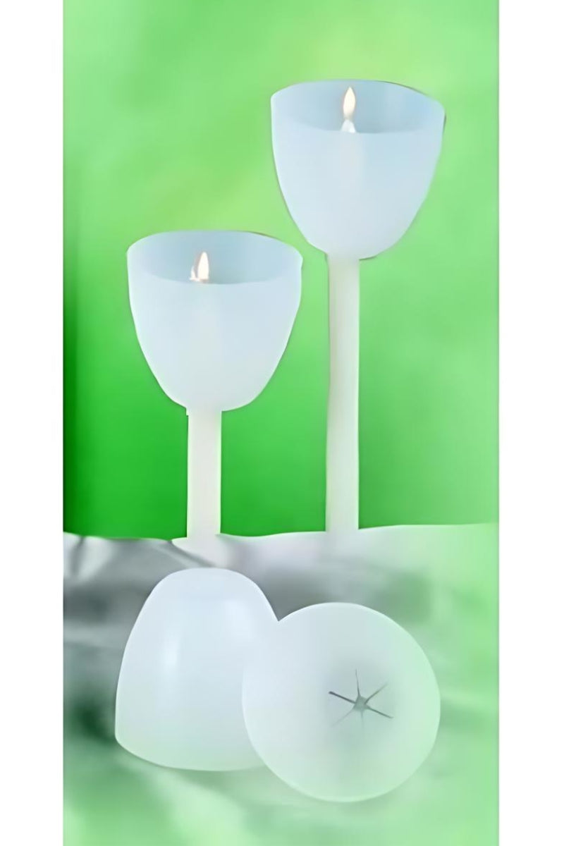 UM1788 - 25 Natural Plastic Shields for 17/32" Candles-Church Life-Emkay Candles-Michigan Church Supply