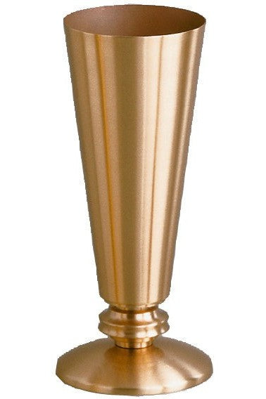 Vase - QF25AFV15-Church Life-Empire Bronze-13 1/4" Satin-Michigan Church Supply