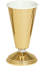 Vase with Liner - MIK474-Church Life-Koley-Variant B-Polished Brass-Michigan Church Supply