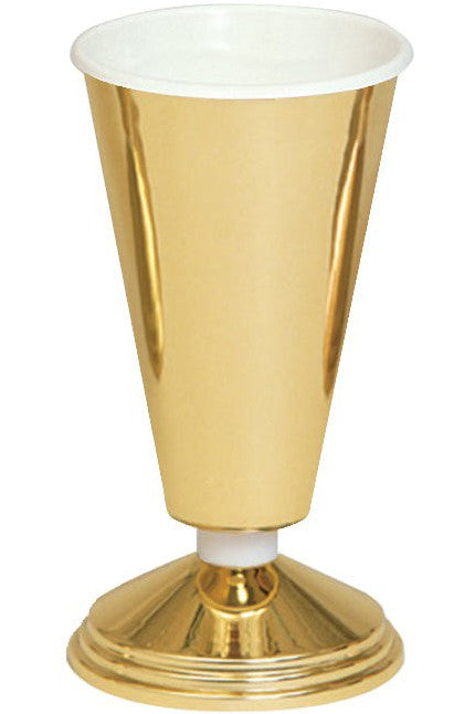 Vase with Liner - MIK474-Church Life-Koley-Variant B-Polished Brass-Michigan Church Supply