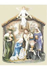 Veronese Nativity Plaque - ZWSR-75851-C-Inspirational Gifts-Goldscheider of Vienna-Michigan Church Supply