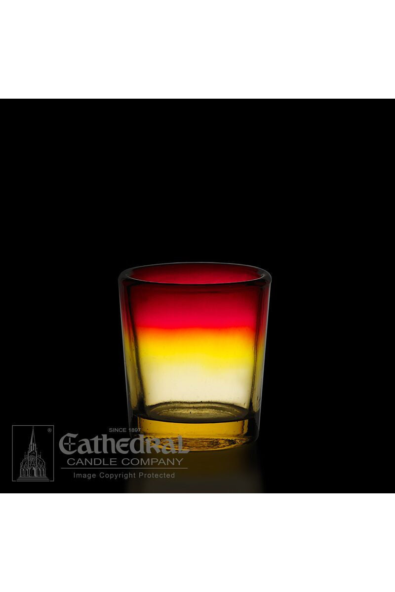 Vintage 15 Hour Votive Glasses - YS202-VT-Church Life-Cathedral Candle-Michigan Church Supply