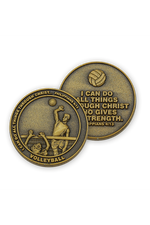 Volleyball Team Coins - FRSPORTS18-4-Inspirational Gifts-Logos Trading Post-Michigan Church Supply