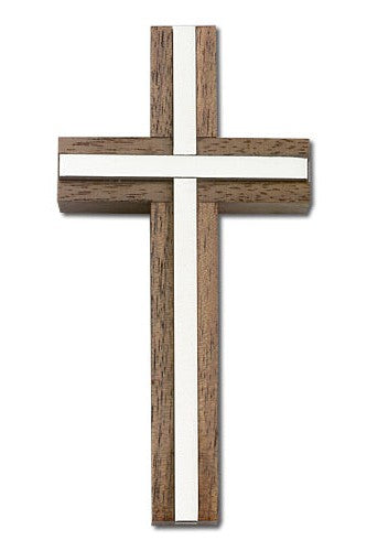 Wall Cross - Silver plate, Engraveable - FN4455S-Inspirational Gifts-Bliss Mfg-Michigan Church Supply