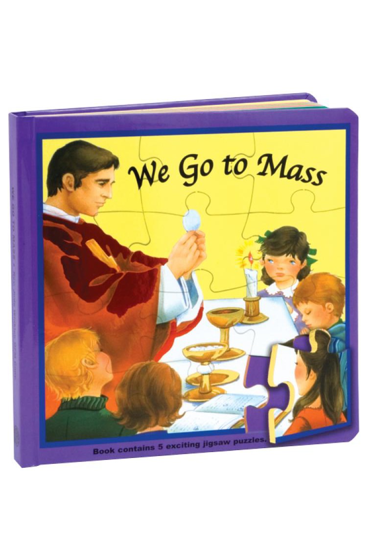 We Go to Mass (Puzzle Book) - GF97097-Inspirational Gifts-Catholic Book Publishing Corp-Michigan Church Supply